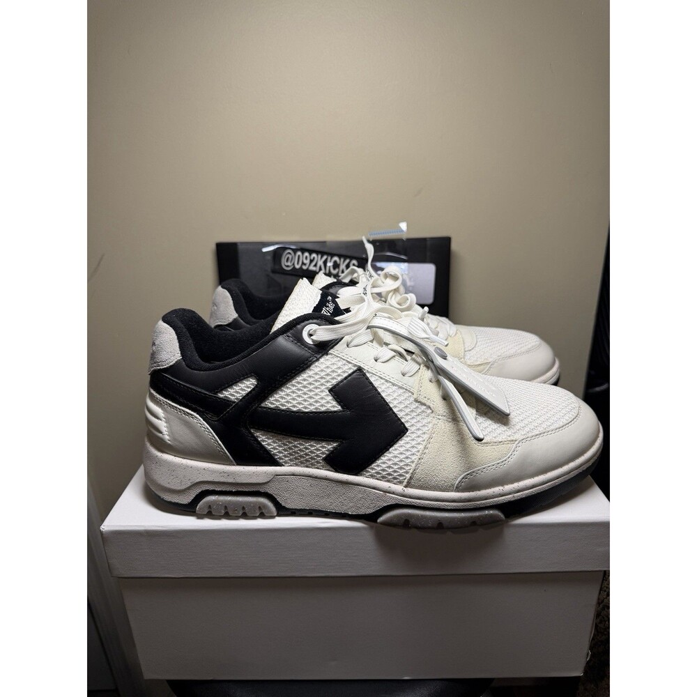 Off-White “OOO” Out Of Office White Black Speckled Size 48 EU / 14-15 US OG All